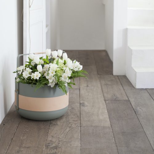 Wood Basket Emma Lichen