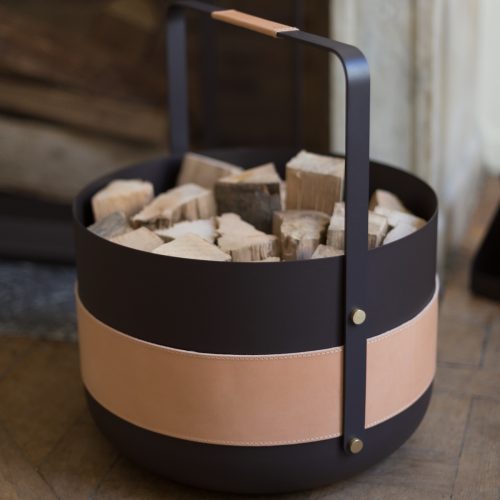 Wood Basket Emma Naturel