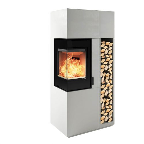 Kominek Odense Exclusive z półką boczną