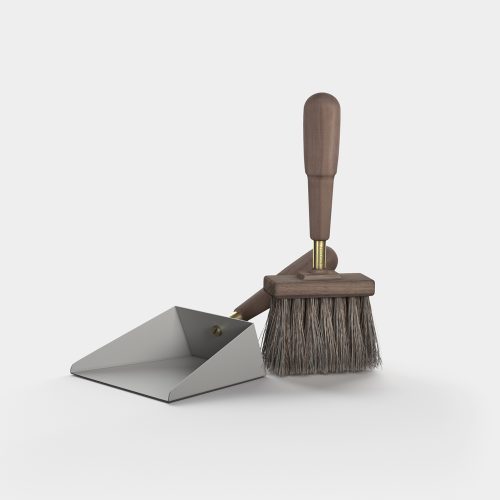 Zmiotka i szufelka Emmy w kolorze popielatym