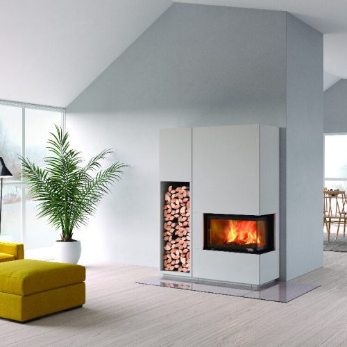 Kominek Monaco A z półką boczną